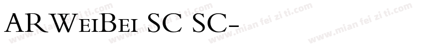 ARWeiBei SC SC字体转换